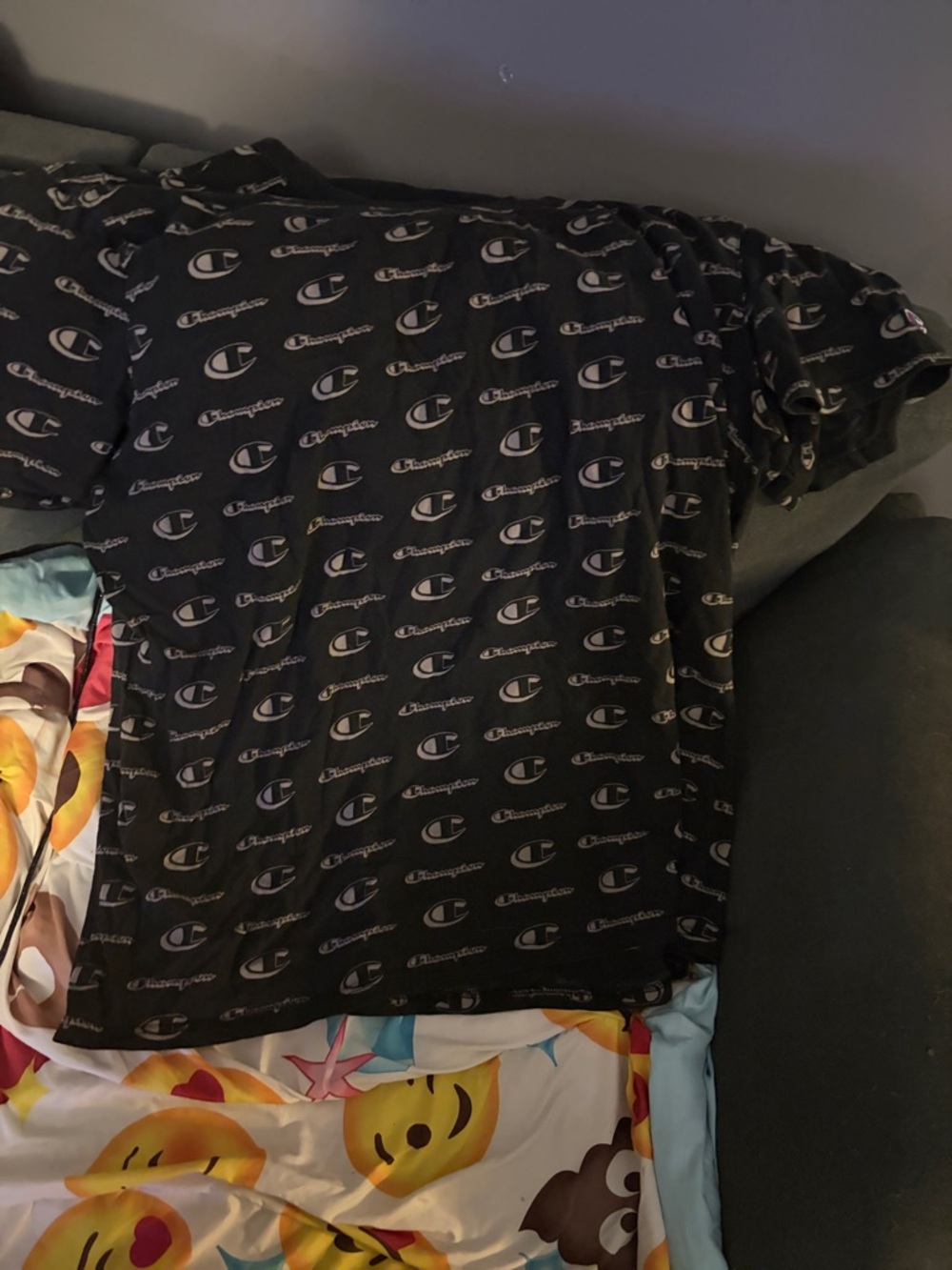 Champion Black Short Sleeve Tee